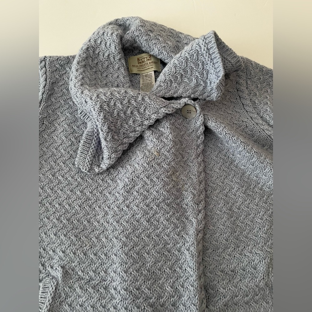 Aran sweater Market wrap cardigan - Picture 4 of 10